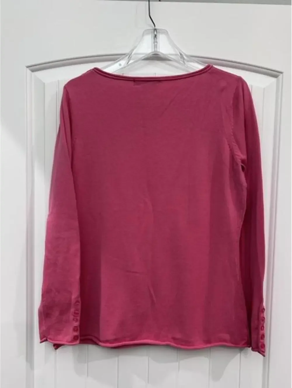 🌸 Pierri NY Soft Coral-Pink Lightweight Sweater L — GUC - Picture 3 of 8